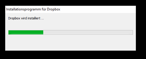 Installation Dropbox